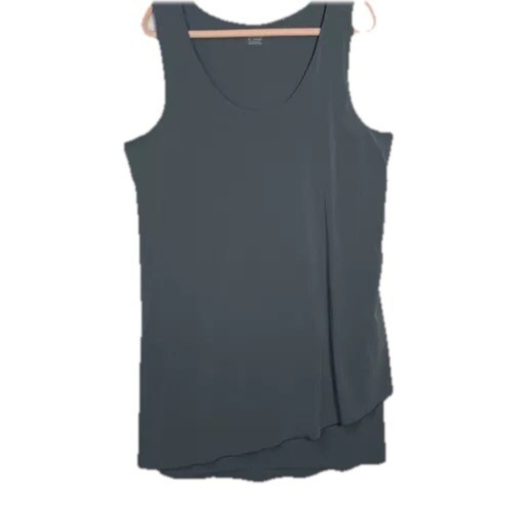 Toad & Co Whirlwind Sleeveless Tank Athletic Mini Dress XL Gray Travel Athletic